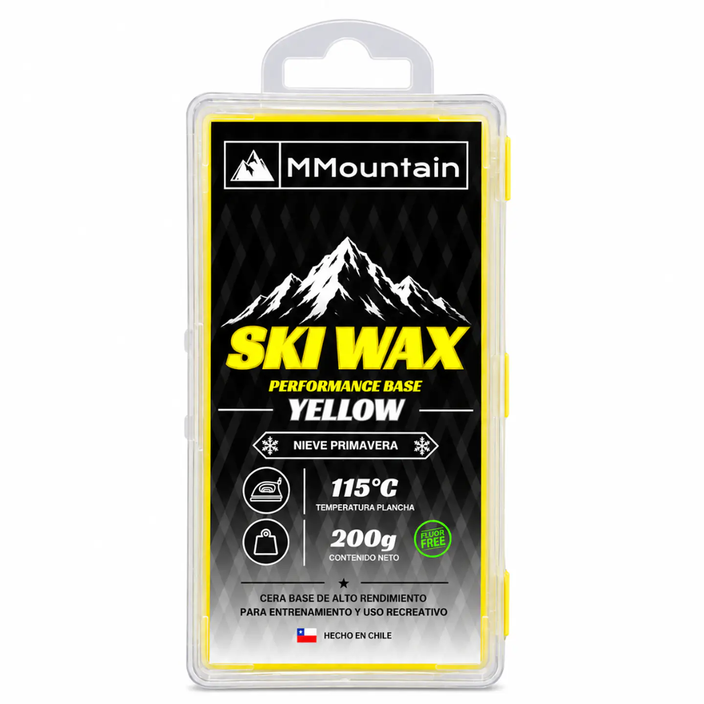 Kit Básico Mantención Ski Snowboard Cera Encerado Reparación 200gr Nieve Primavera 2