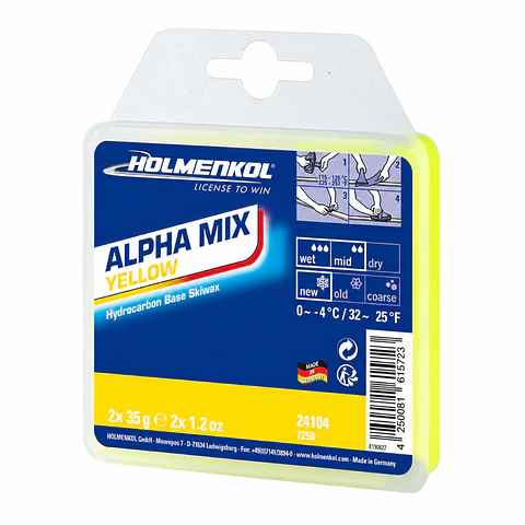Cera Holmenkol Alpha Mix Yellow 2x35g