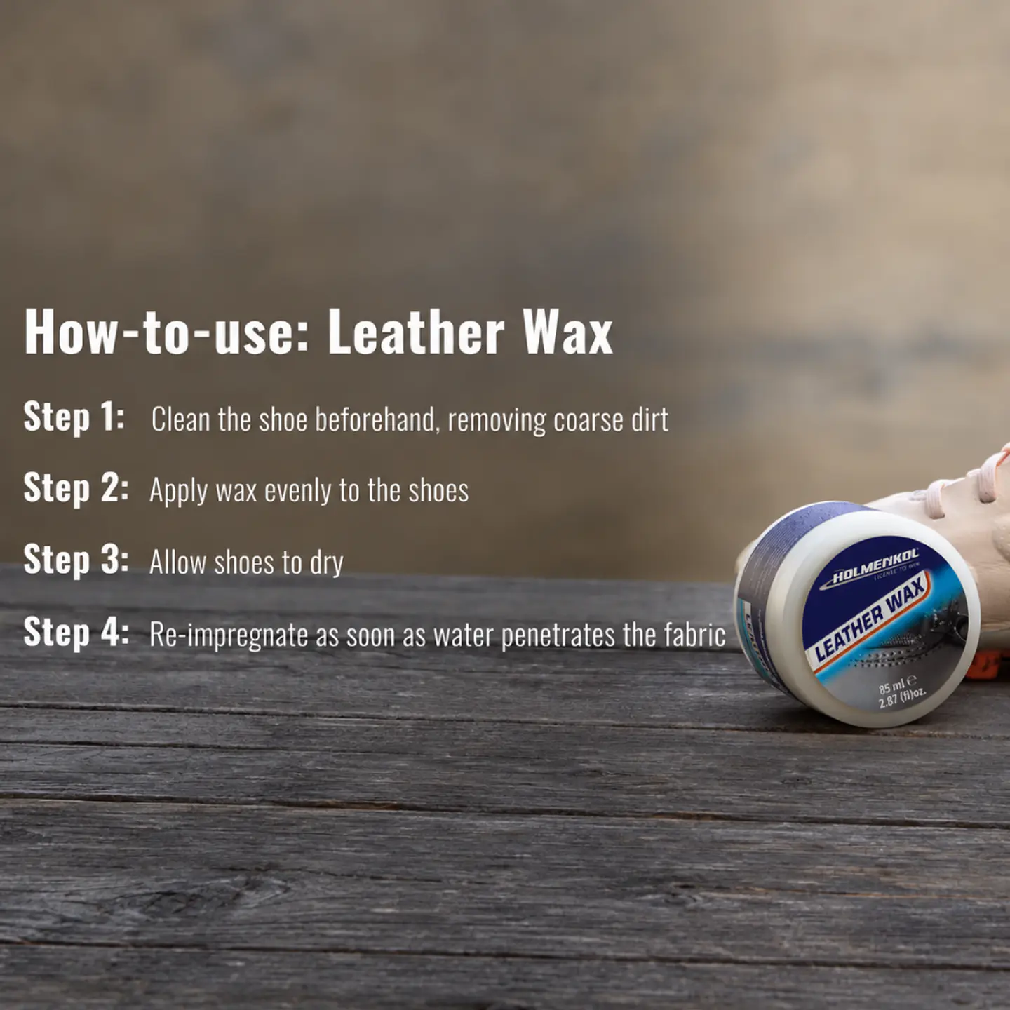 Cera Para Cuero - Holmenkol Leather Wax 2