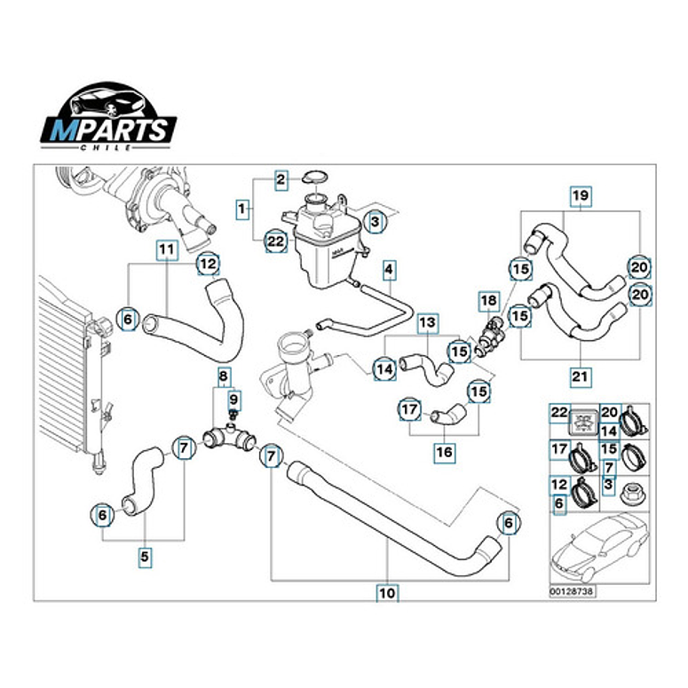 Envase Deposito Reservorio Refrigerante Mini Cooper R50 R52 2