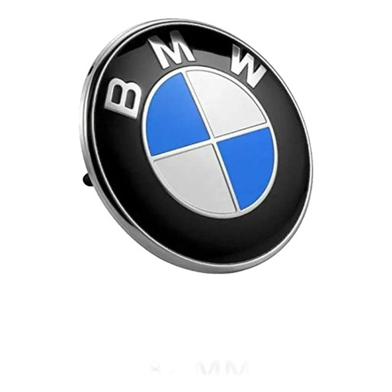 Insignia Emblema Bmw 82 Mm Serie F 2012-2019 2 Orificios  1