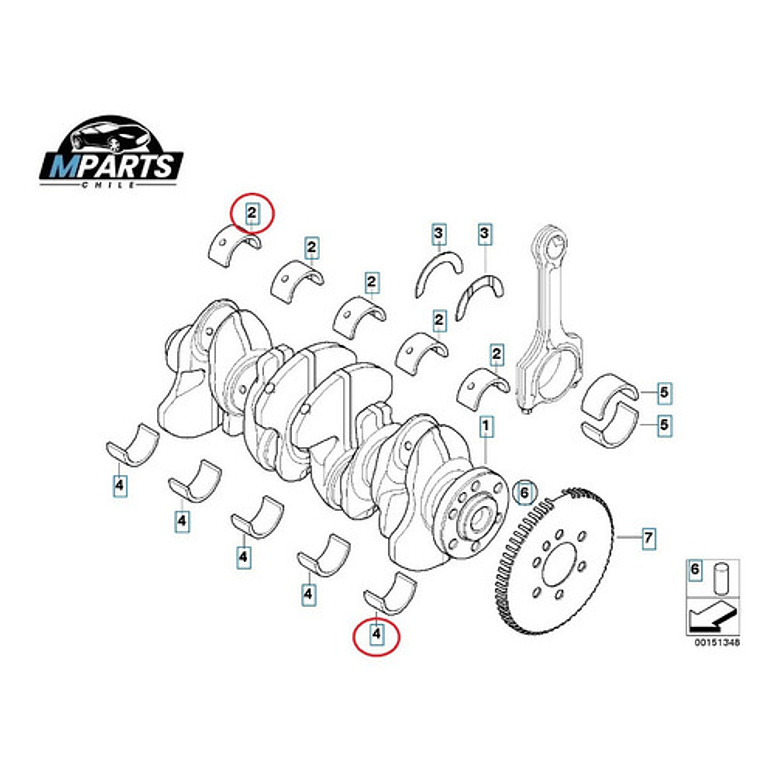 Metales Bancadas 0.30 Mini Cooper R56 Al R60 7