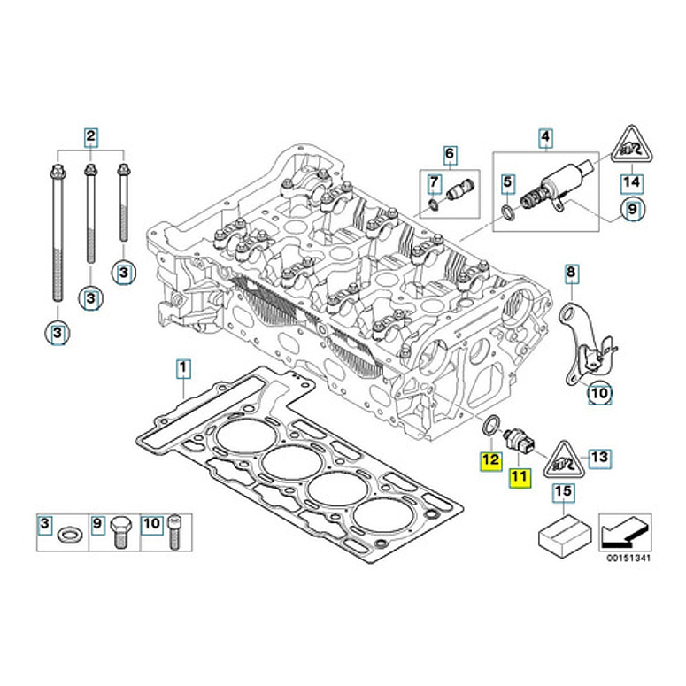 Sensor Presión De Aceite Mini Cooper R55,r56,r57 N12 Y N14 2