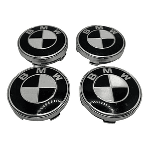 Tapas Centros De Llantas Bmw 68 Mm Set 4 Unidades 