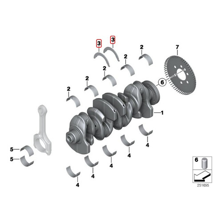 Metales Axial Bmw Serie 1 Y 3 N13 F20 F21 F30 2