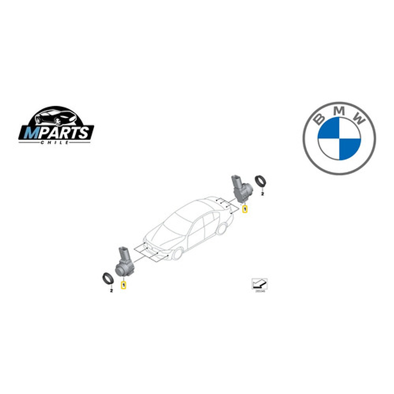 Sensore Pdc Estacionamiento Bmw  Serie 1,2,3,4 2012-2019 3