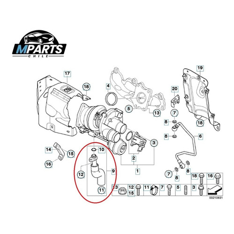 Cañería Retorno De Aceite Turbo Mini Cooper S 2