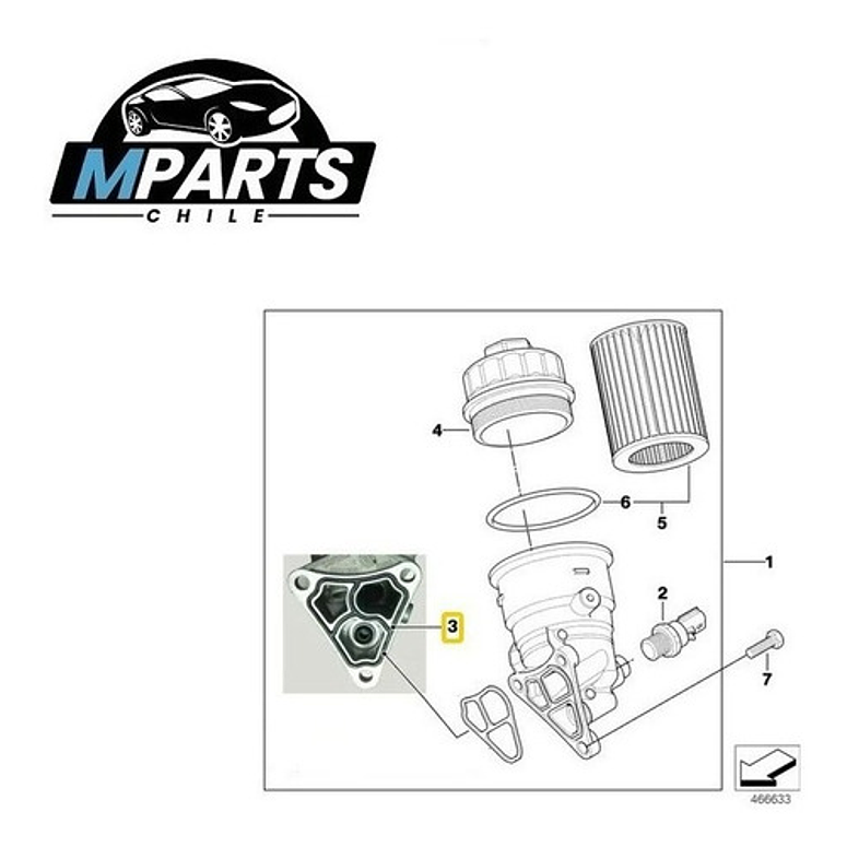 Empaquetadura Enfriador Aceite Mini Cooper R50 R52 R53 3