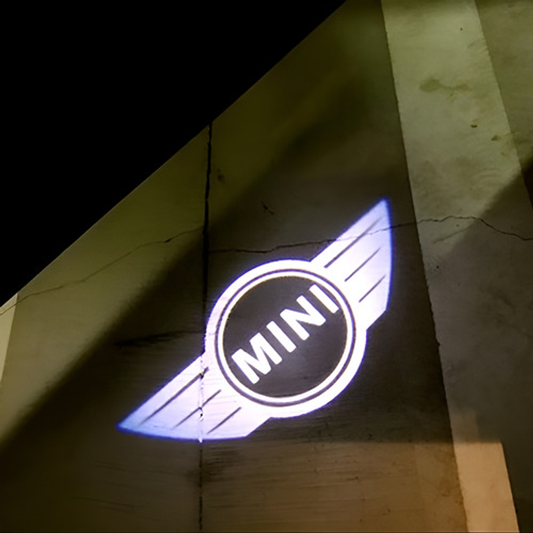 Luz Led 3d Proyector Puertas Cortesia Mini Cooper 1
