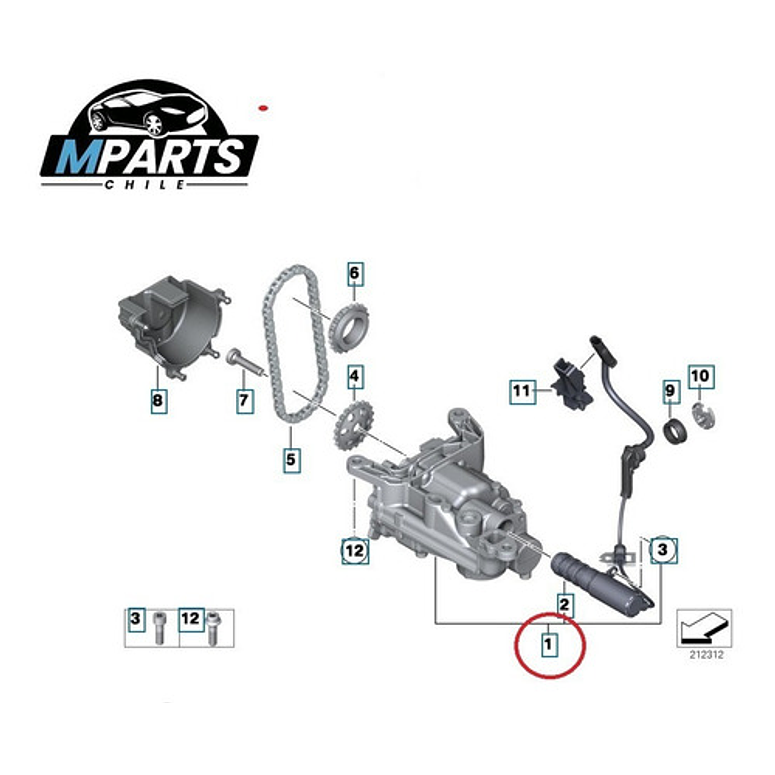 Bomba Aceite Mini Cooper R56 Al R60 Motor N16 N18 3
