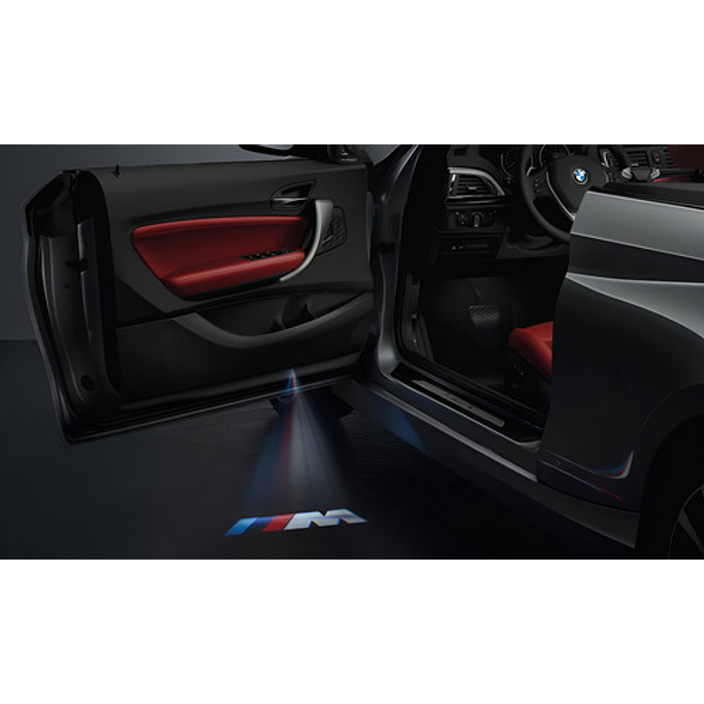 Par Luz De Puertas Bienvenida Emblema Bmw M Perfomance 8