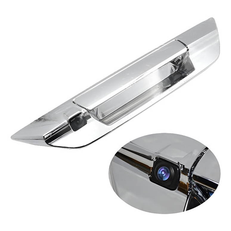 Manilla Trasera Cromada Cámara Incorporada Toyota Hilux Revo 1