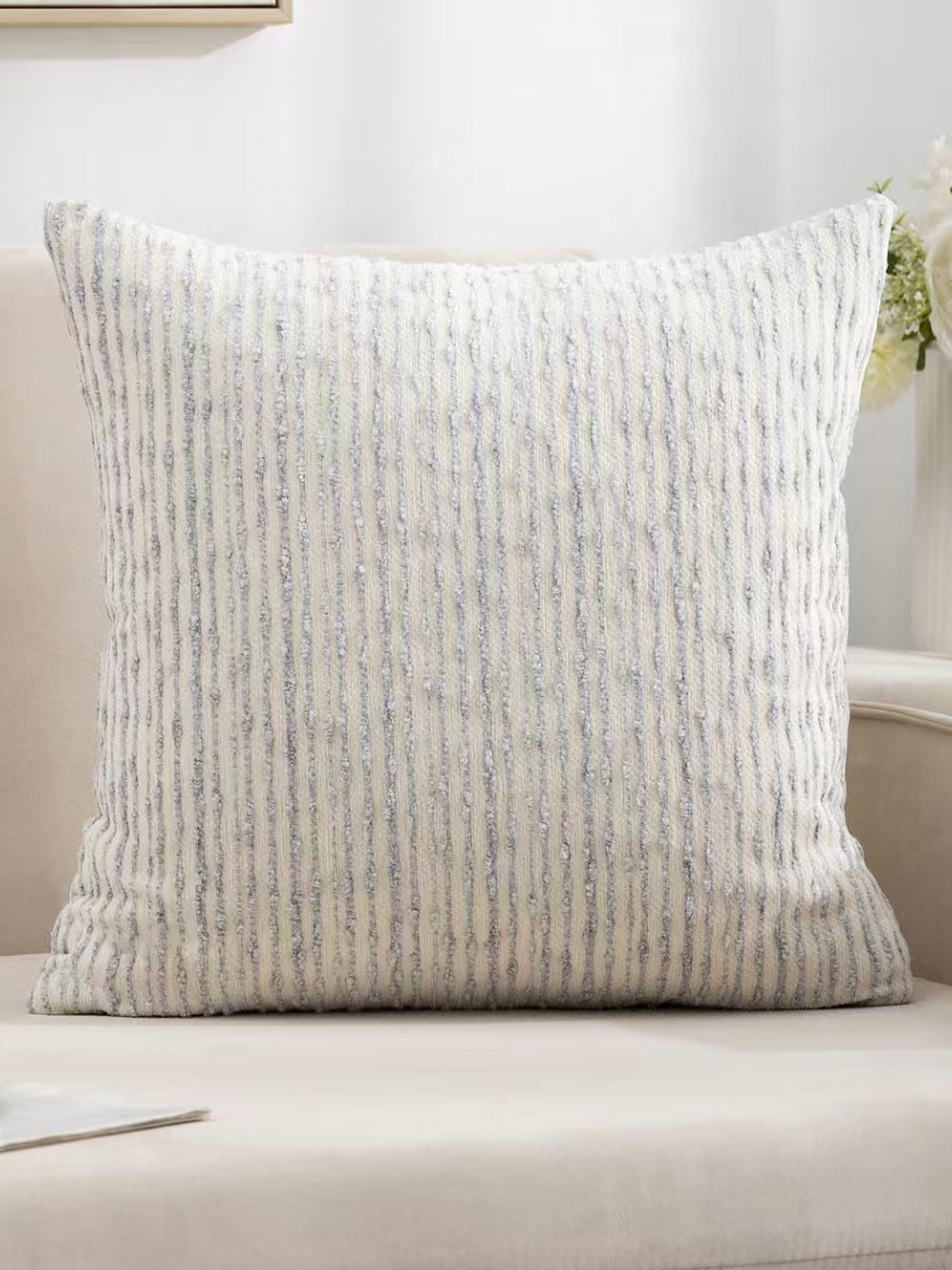 Funda Chenille celeste 1