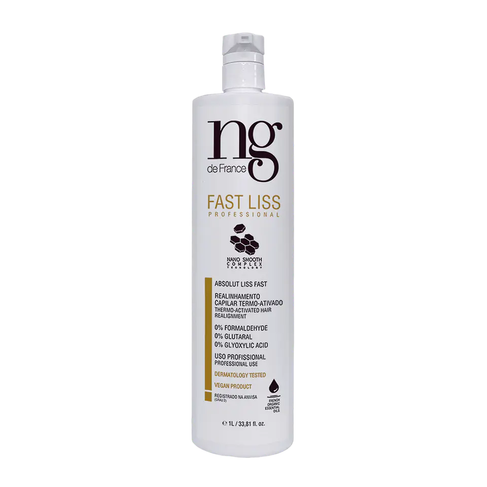 Brazilian Vegan Keratin Treatment for Frizz Control | Fast Liss 1000ml/33.8 fl oz 2