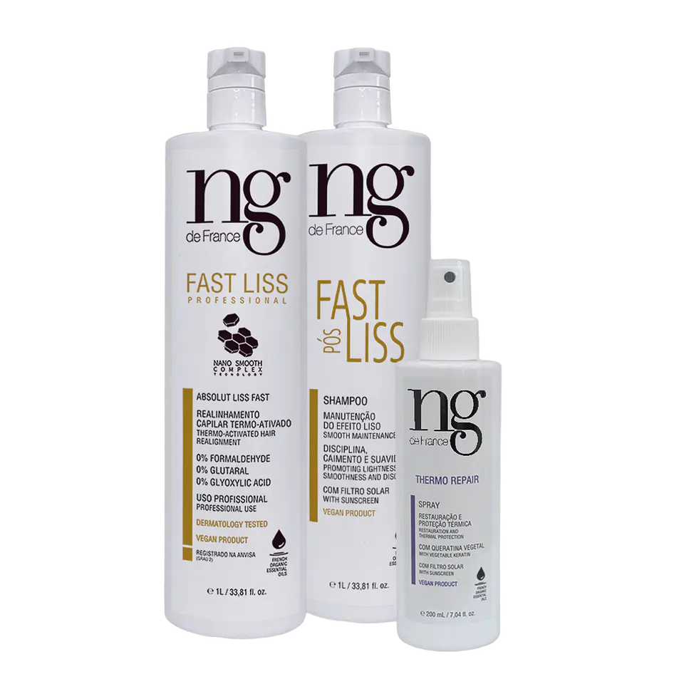 NG de France Fast Liss Straightening Hair Set 1