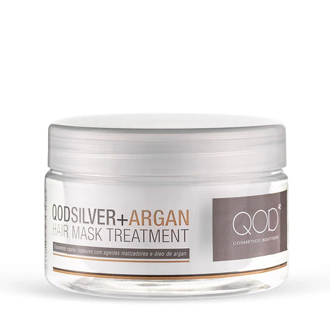 Silver + Argan Hair Mask 210g - QOD PRO