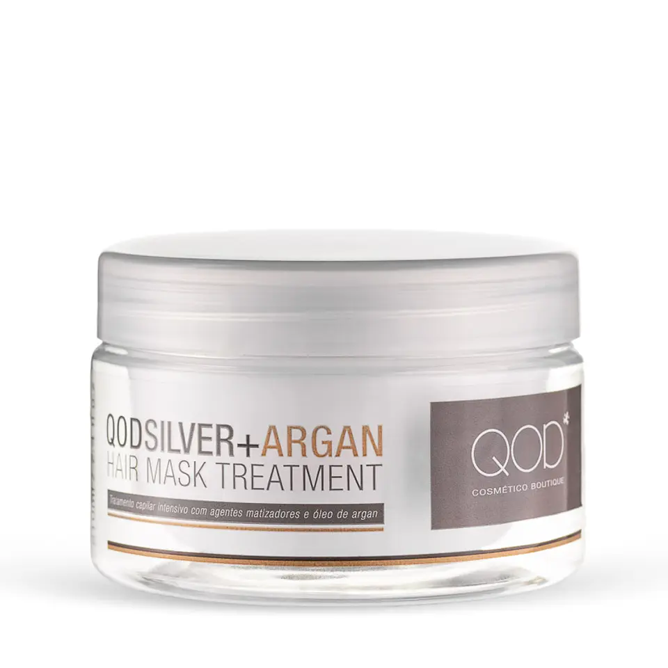 Silver + Argan Hair Mask 210g - QOD PRO 1