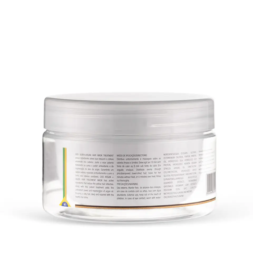 Silver + Argan Hair Mask 210g - QOD PRO 3
