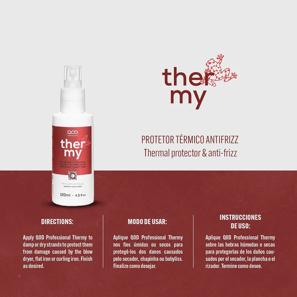 Thermy Spray - Heat Protector - 120ml - QOD Pro 3