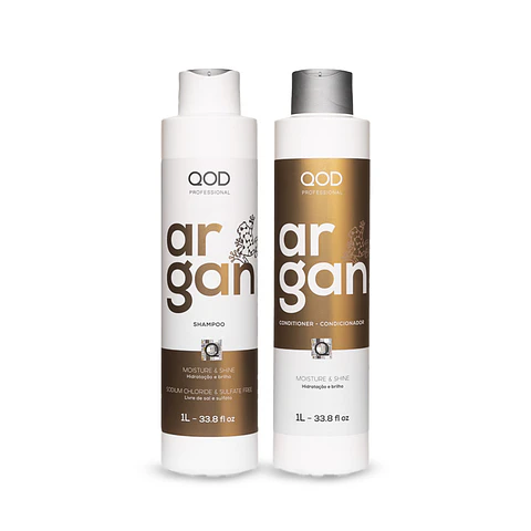 Argan Set - Shampoo and Conditioner 1000ml each - QOD PRO