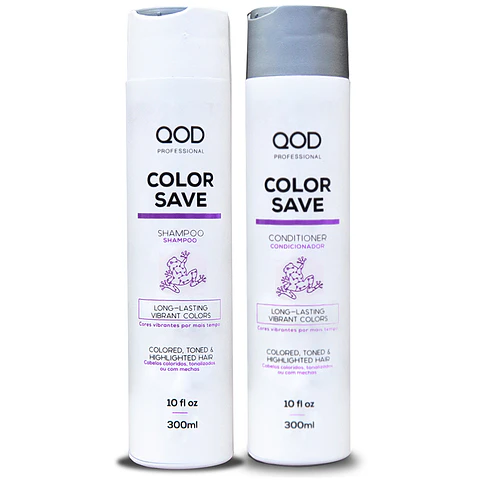 Color Save Set - Shampoo and Conditioner 300ml each - QOD PRO