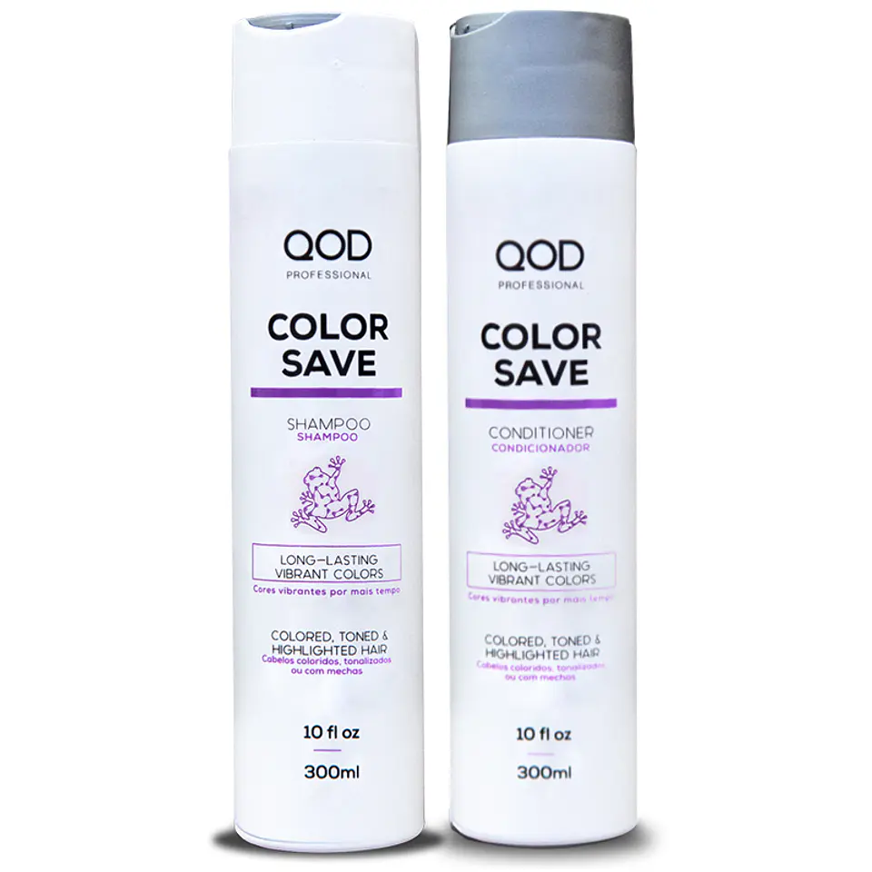 Color Save Set - Shampoo and Conditioner 300ml each - QOD PRO 1