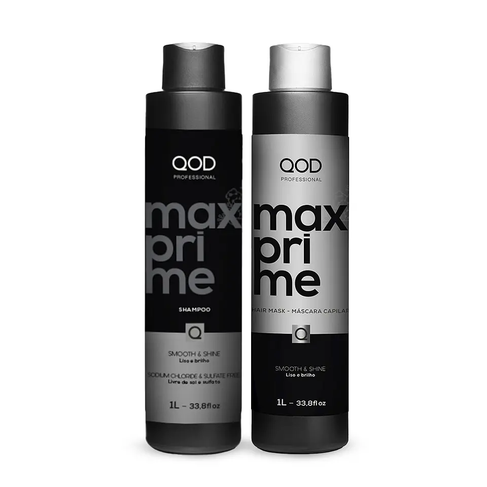 Max Prime Set - Shampoo + Mask 1000ml each - QOD PRO 1