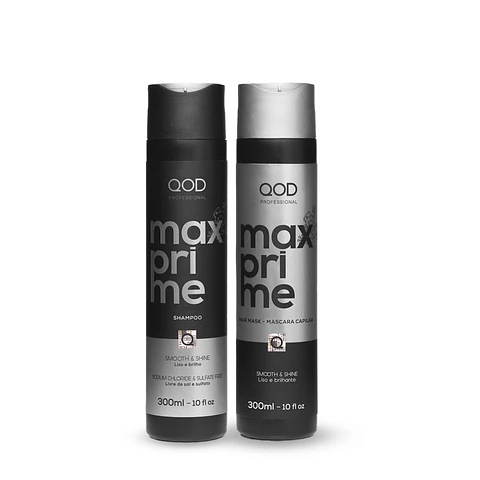 Max Prime Set - Shampoo and Mask 300ml each - QOD Pro