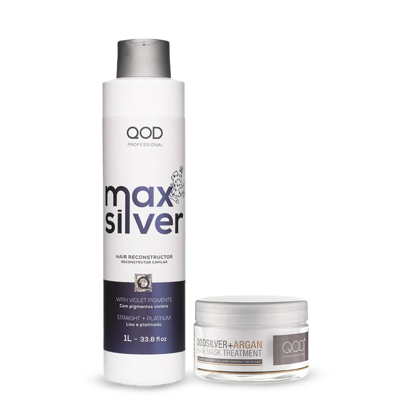 Max Silver + Argan Mask Set - QOD PRO 1