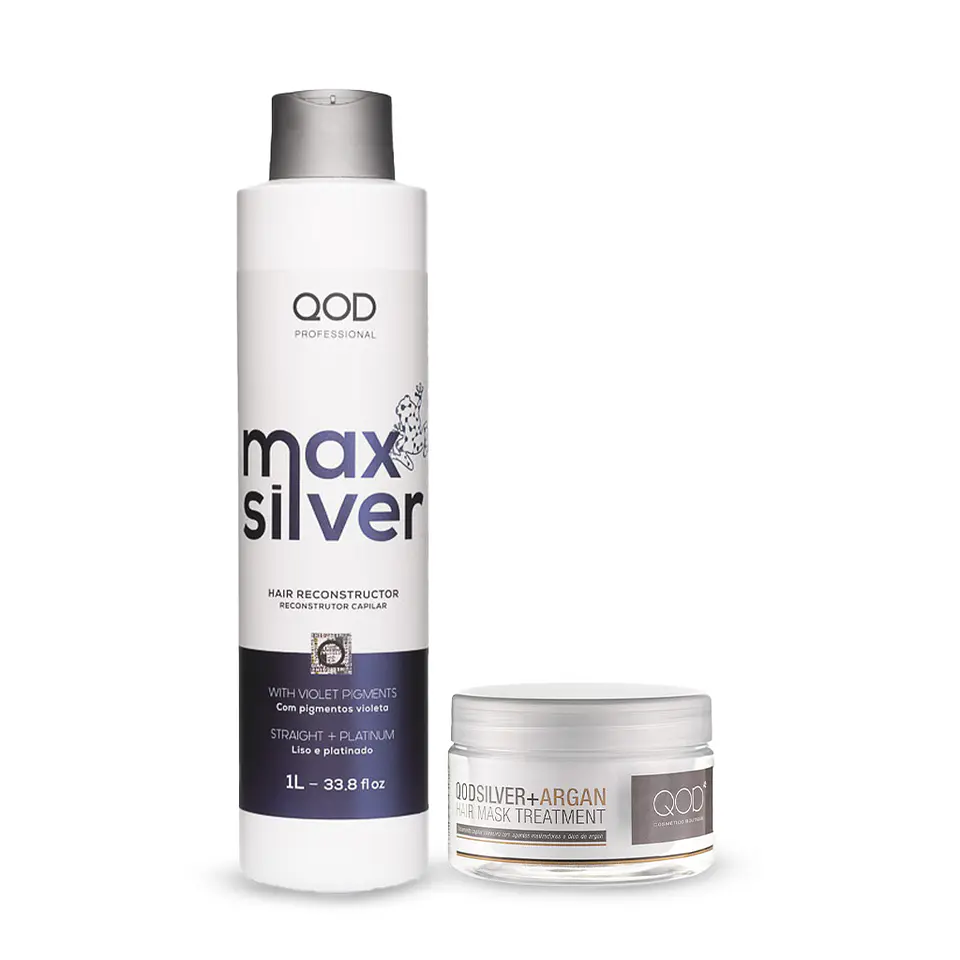 Max Silver + Argan Mask Set - QOD PRO 1