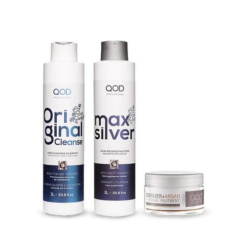 Max Silver Complete Straightening Pack - QOD PRO