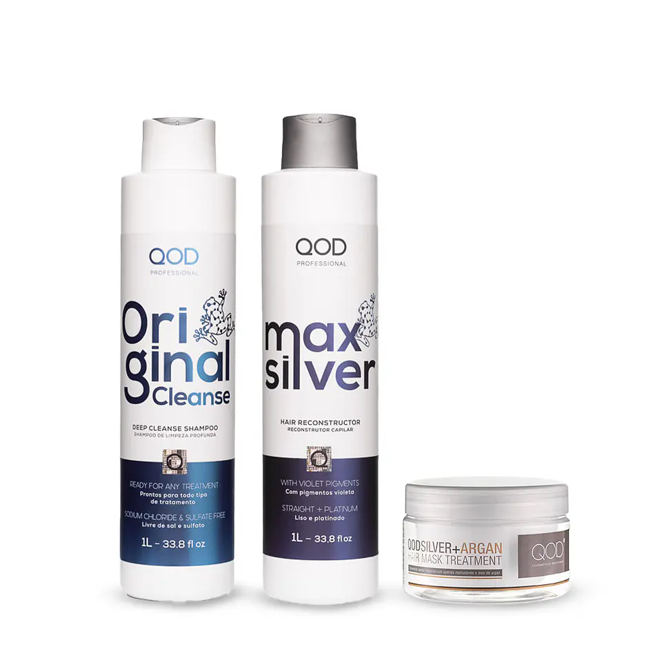Max Silver Complete Straightening Pack - QOD PRO 1