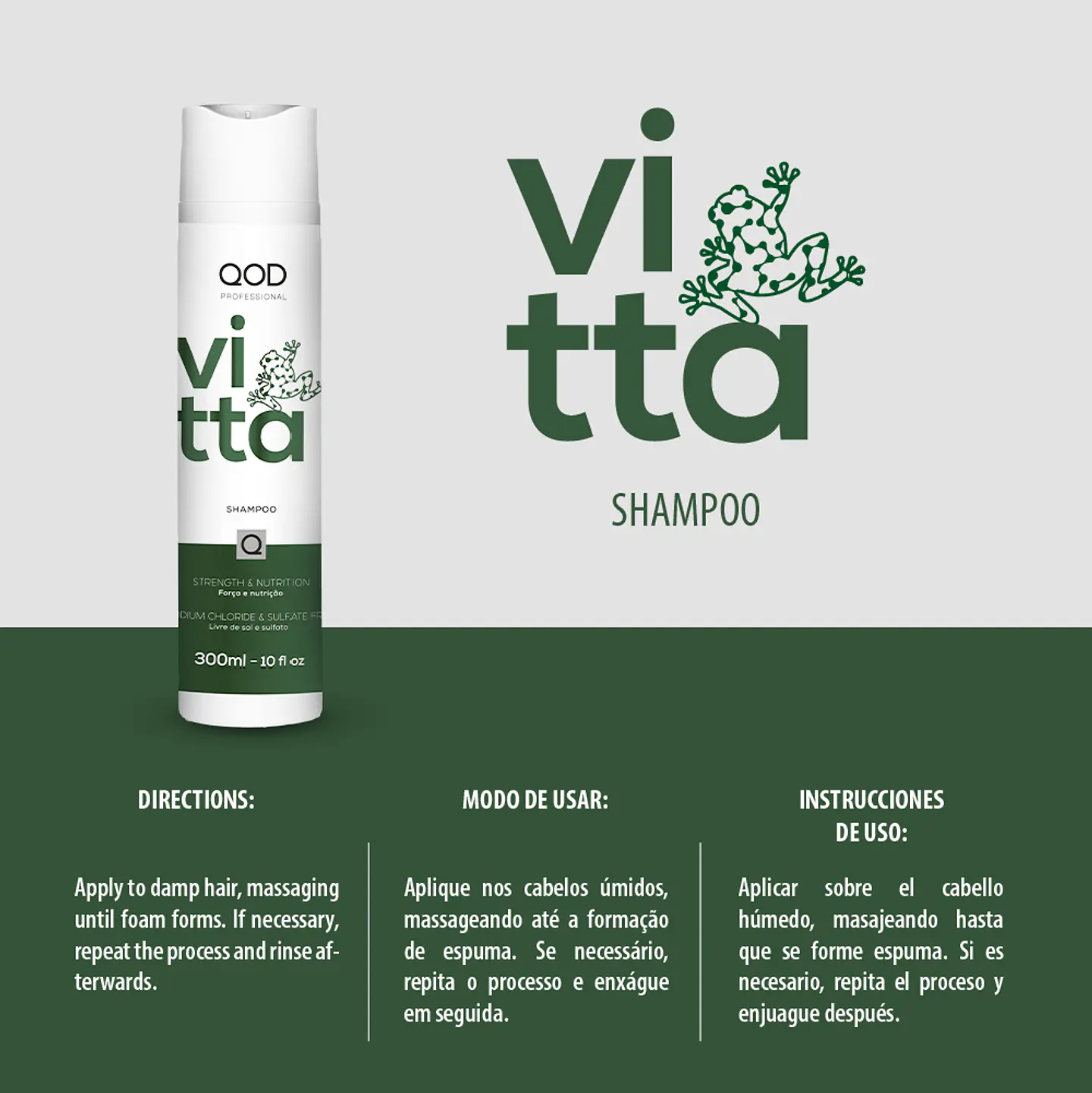 Vitta Shampoo 300ml - QOD PRO 3
