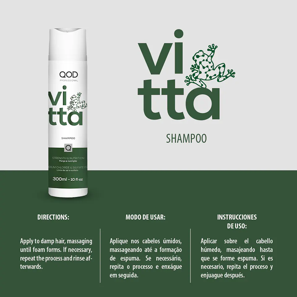 Vitta Shampoo 300ml - QOD PRO 3