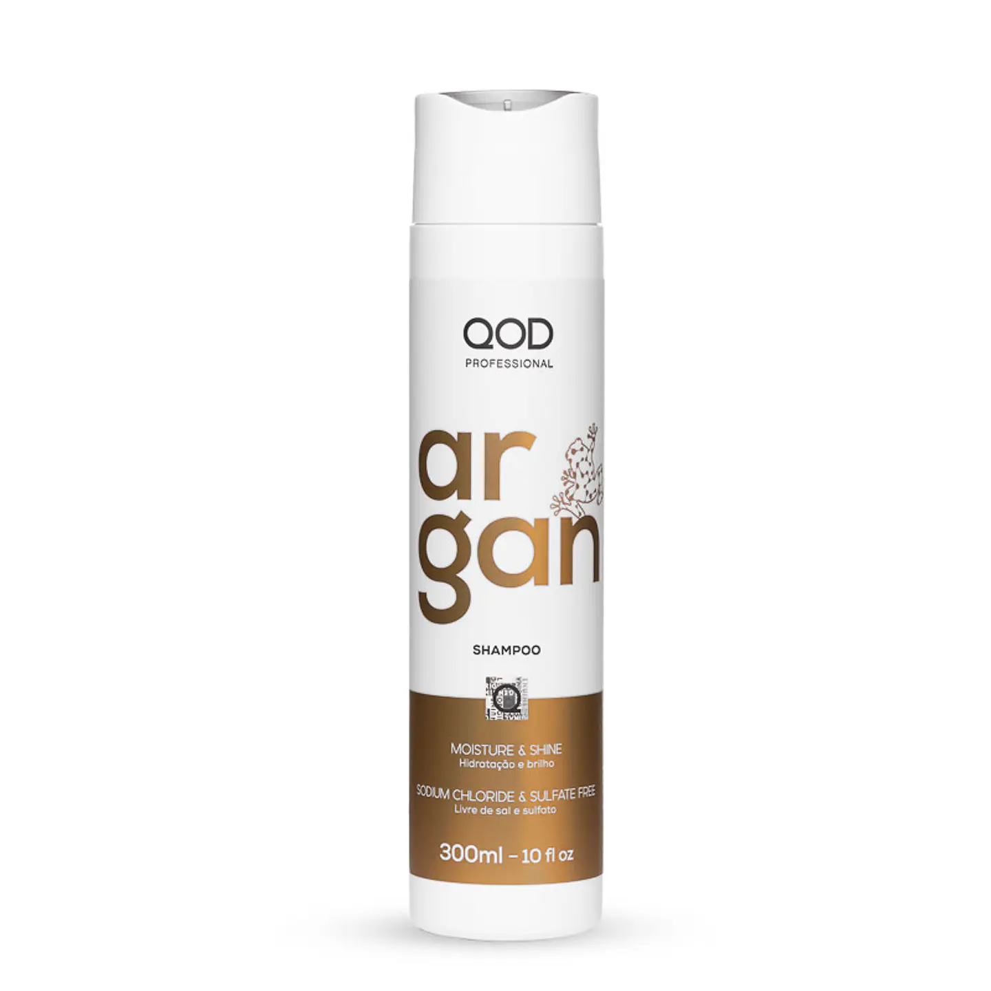 Argan Shampoo 300ml - Shine and Softness - QOD PRO 1