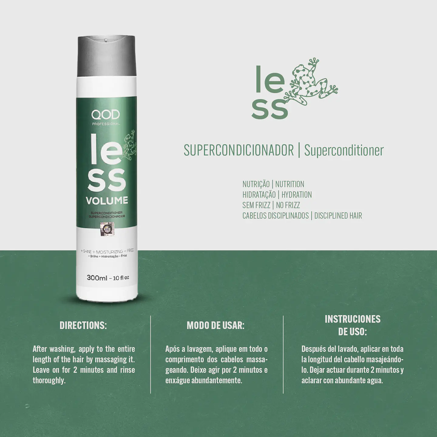 LESS Volume Super Conditioner 300ml - QOD PRO 3