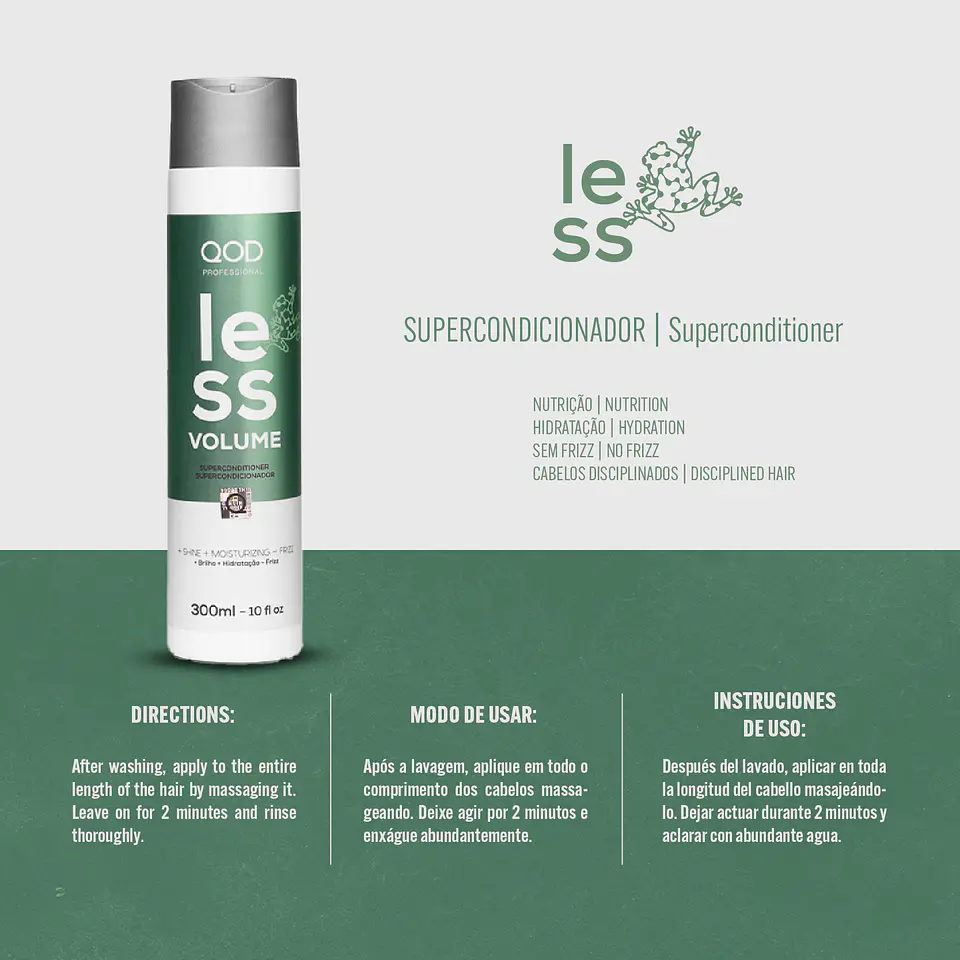 LESS Volume Super Conditioner 300ml - QOD PRO 3