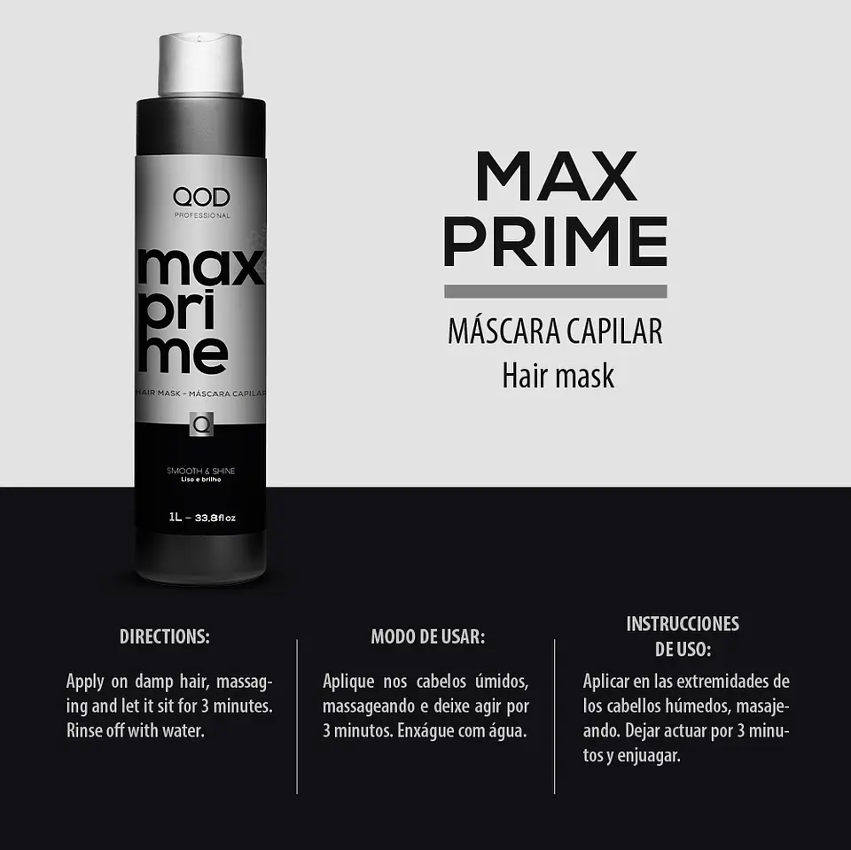 Max Prime After Treatment Mask 1000ml - QOD PRO 2