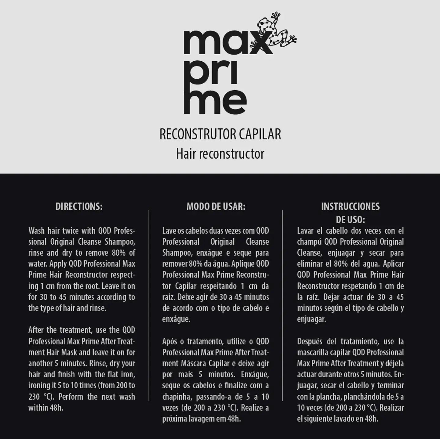 Max Prime S-Fiber 1000ml | Brazilian Hair Treatment 3