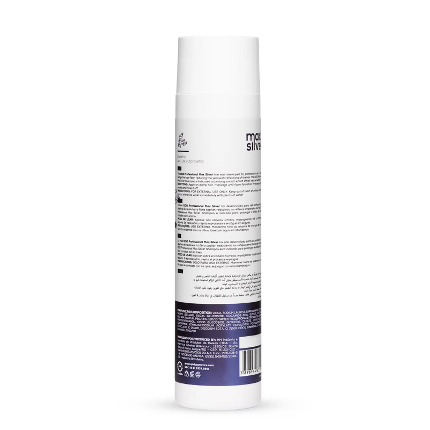 Max Silver Shampoo 300ml - QOD PRO 2