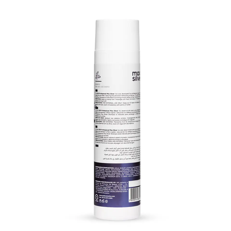 Max Silver Shampoo 300ml - QOD PRO 2