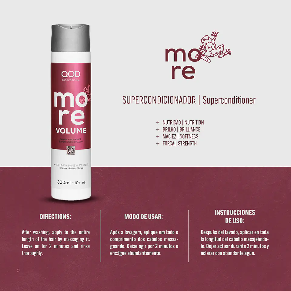 More Volume Super Conditioner 300ml - QOD PRO 3
