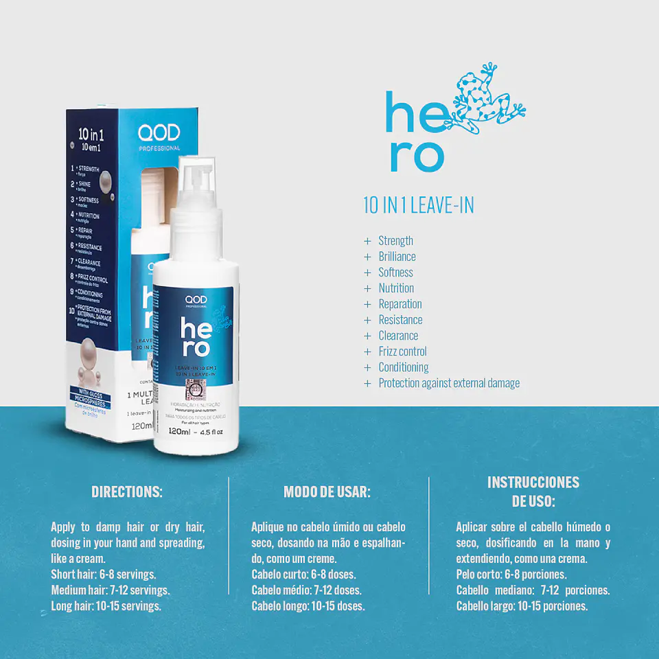 Hero Leave-in 120ml - QOD PRO 4