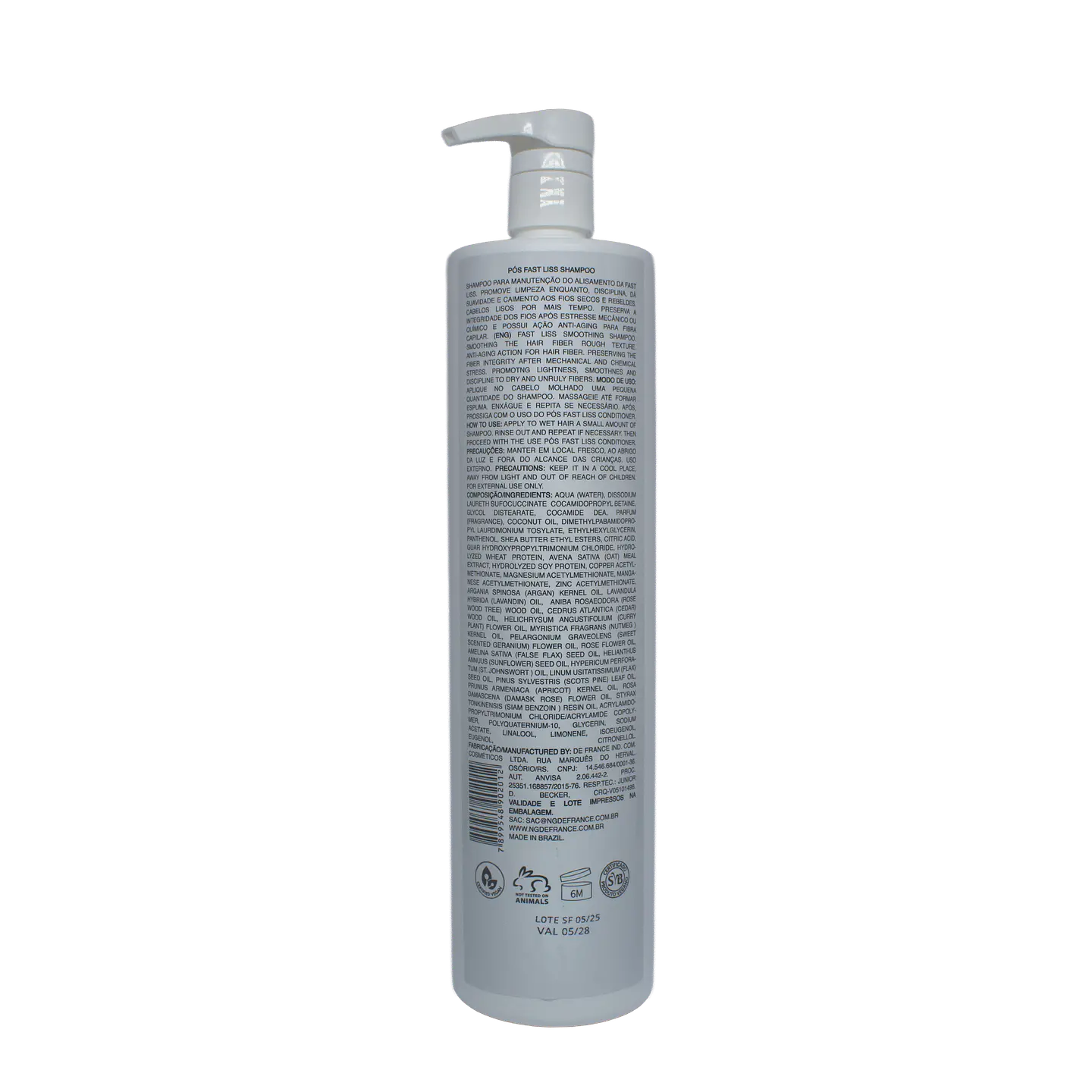 Pos Fast Liss Shampoo 1000ML/33.8 fl oz 2