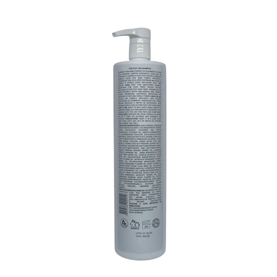 Pos Fast Liss Shampoo 1000ML/33.8 fl oz 2