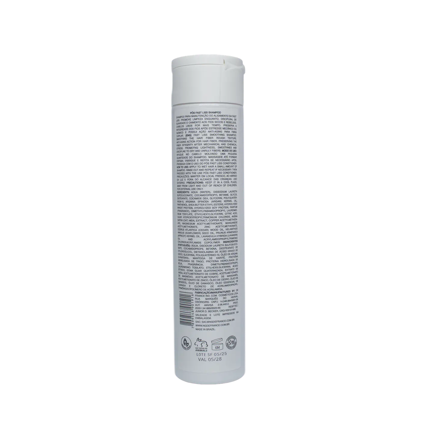 Pos Fast Liss Shampoo 300ML/10 fl oz 2