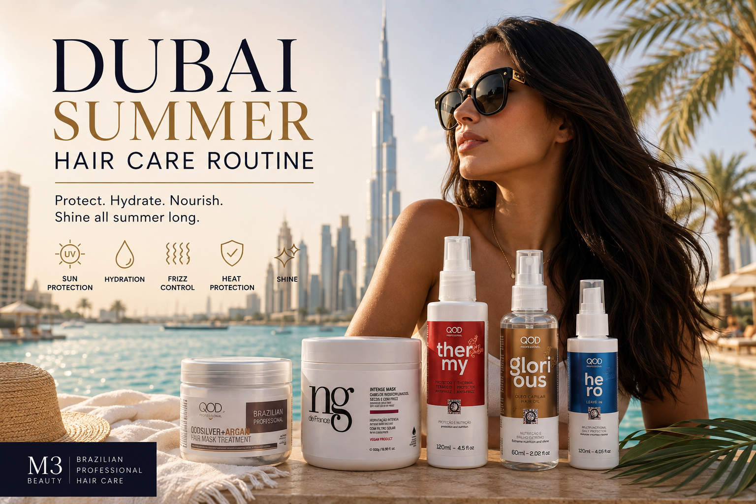Dubai Summer Hair Care Routine: How to Protect Your Hair From Heat, Humidity and Dryness