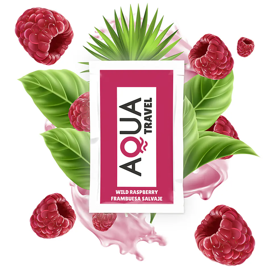 LUBRIFICANTE À BASE DE ÁGUA SABOR FRAMBOESA SILVESTRE 6 ML 1