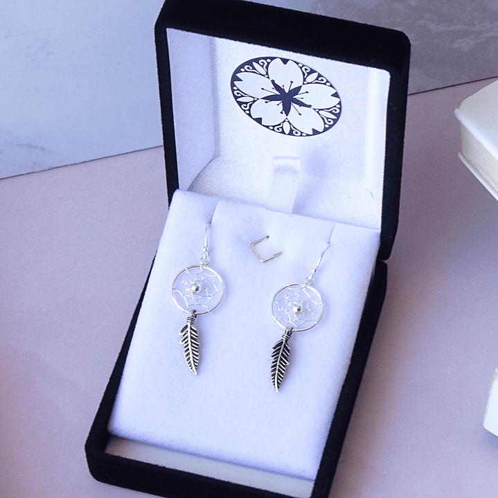 Aros De Plata 925 Atrapasueños 3