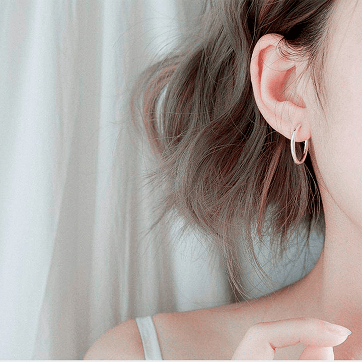 Aros De Plata 925 Argollas 20mm 2